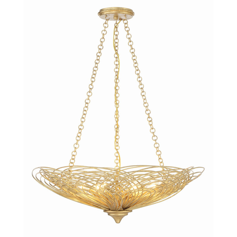 Doral 6 Light 24" Pendant in Renaissance Gold
