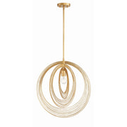 Doral 1 Light 20" Pendant in Renaissance Gold