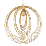 Doral 1 Light 20" Pendant in Renaissance Gold