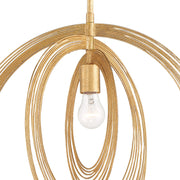 Doral 1 Light 20" Pendant in Renaissance Gold