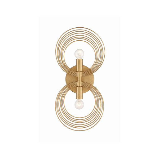 Doral 2 Light 7.75" Sconce in Renaissance Gold
