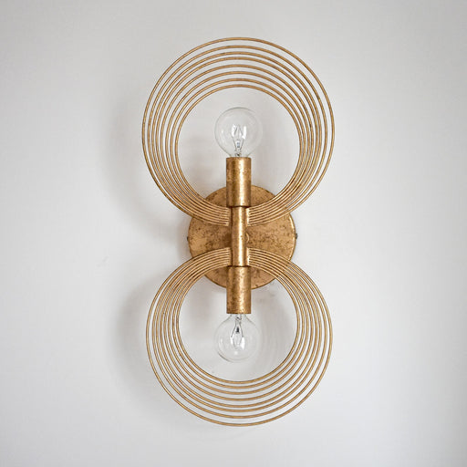 Doral 2 Light 7.75" Sconce in Renaissance Gold