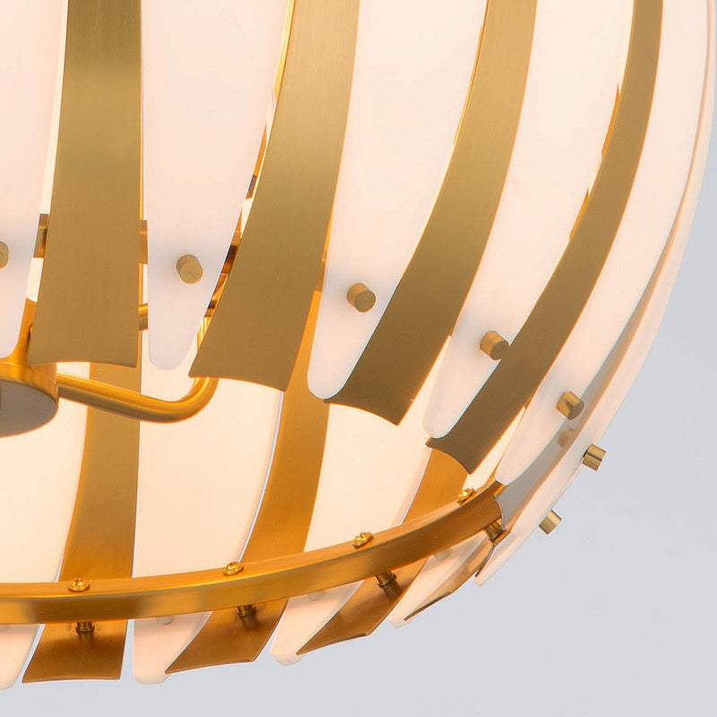 Daria 5 Light 20.5" Pendant in Luxe Gold