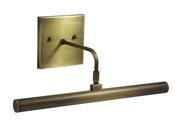 Slim-Line 14" LED Direct Wire Picture Light in Antique Brass
