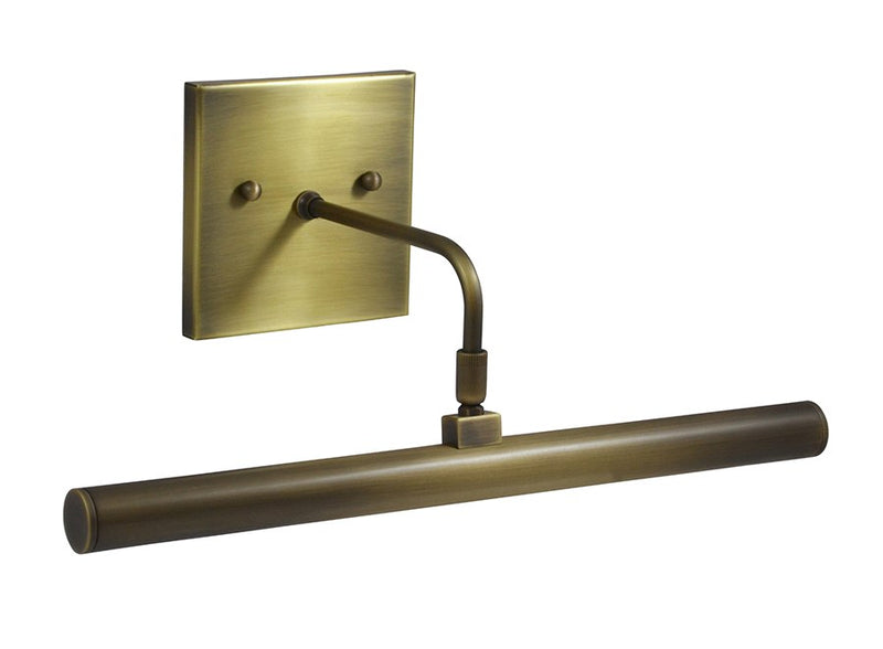 Slim-Line 14" LED Direct Wire Picture Light in Antique Brass