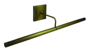 Slim-Line 28" LED Direct Wire Picture Light in Antique Brass
