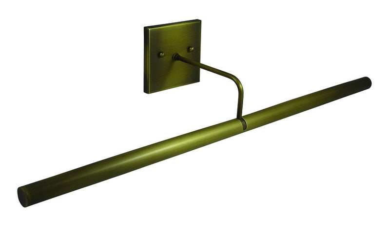 Slim-Line 28" LED Direct Wire Picture Light in Antique Brass