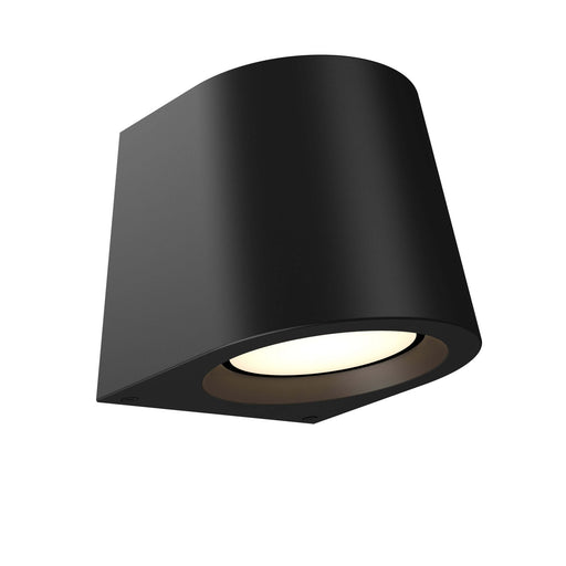 Shield 7" Multi-Voltage Dark Sky Outdoor Wall Sconce in Black