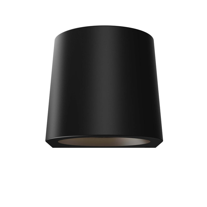 Shield 7" Multi-Voltage Dark Sky Outdoor Wall Sconce in Black