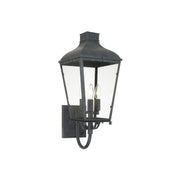 Dumont 3 Light 9.25" Outdoor Sconce in Graphite