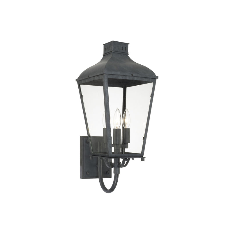Dumont 3 Light 9.25" Outdoor Sconce in Graphite