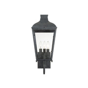 Dumont 3 Light 9.25" Outdoor Sconce in Graphite