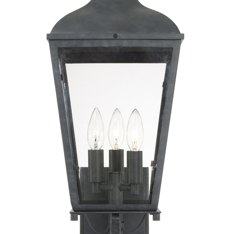 Dumont 3 Light 9.25" Outdoor Sconce in Graphite