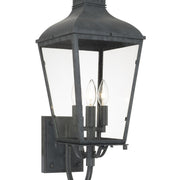 Dumont 3 Light 9.25" Outdoor Sconce in Graphite