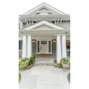 Dumont 3 Light 9.25" Outdoor Sconce in Graphite in a room setting