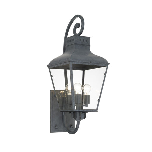 Dumont 3 Light 12" Outdoor Sconce in Graphite