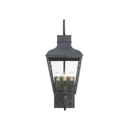 Dumont 3 Light 12" Outdoor Sconce in Graphite