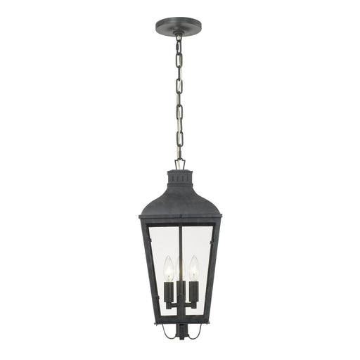Dumont 3 Light 9.25" Outdoor Pendant in Graphite