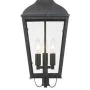 Dumont 3 Light 9.25" Outdoor Pendant in Graphite