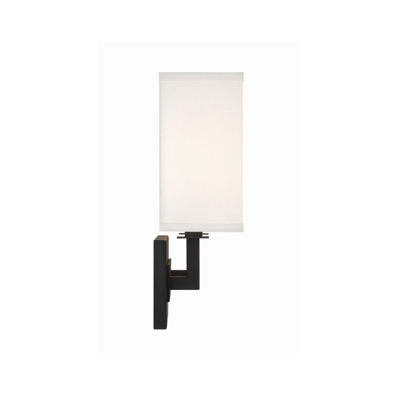 Durham 2 Light 12.75" Sconce in Black Forged