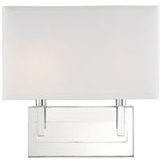 Durham 2 Light 12.75" Sconce in Polished Nickel