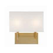 Durham 2 Light 12.75" Sconce in Vibrant Gold