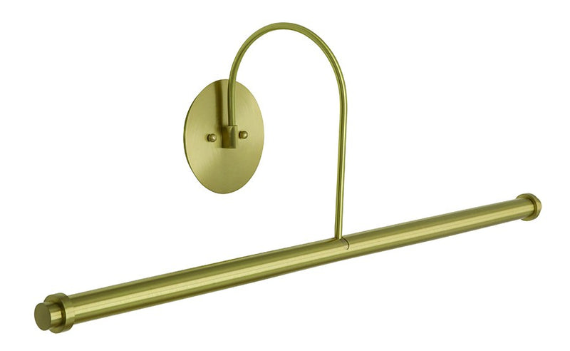 Slim-Line XL 30" LED Direct Wire Picture Light in Satin Brass