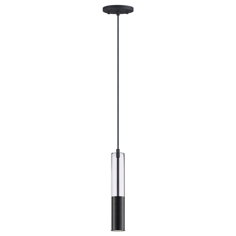 Torch LED 1-Light Pendant in Black