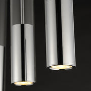 Torch LED 4-Light Linear Pendant in Polished Chrome