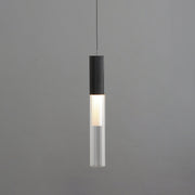 Reeds 1-Light LED Pendant in Black