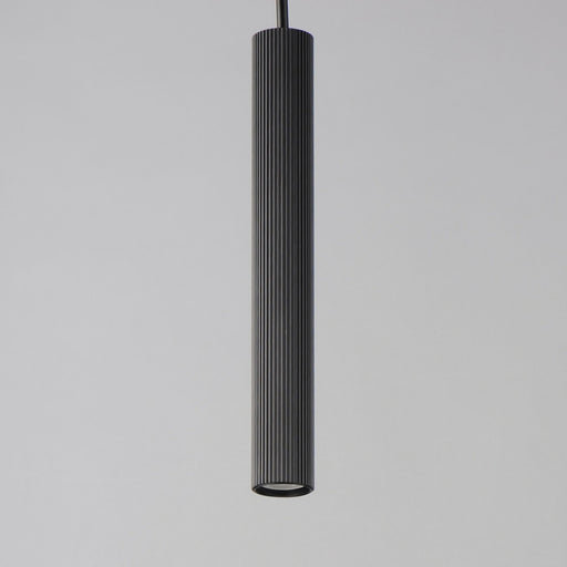 Reeds 1-Light LED Pendant - Stem Hung in Black