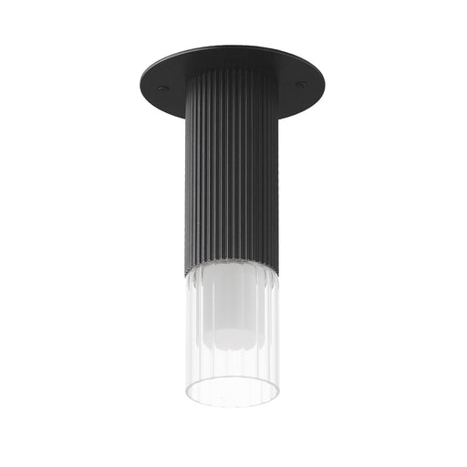 Reeds LED Flush Mount in Black