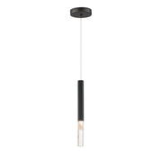 Diaphane 16" LED 1-Light Pendant in Black