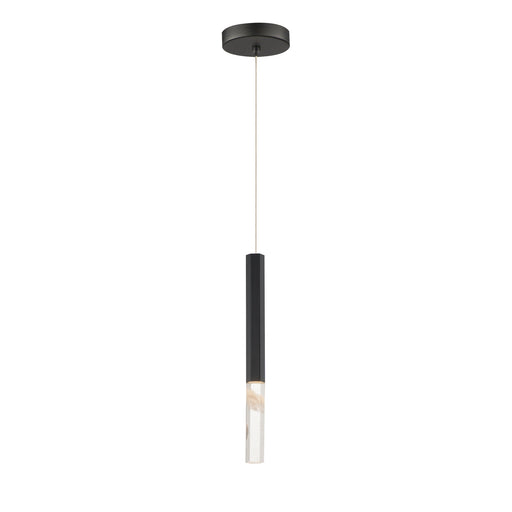 Diaphane 16" LED 1-Light Pendant in Black