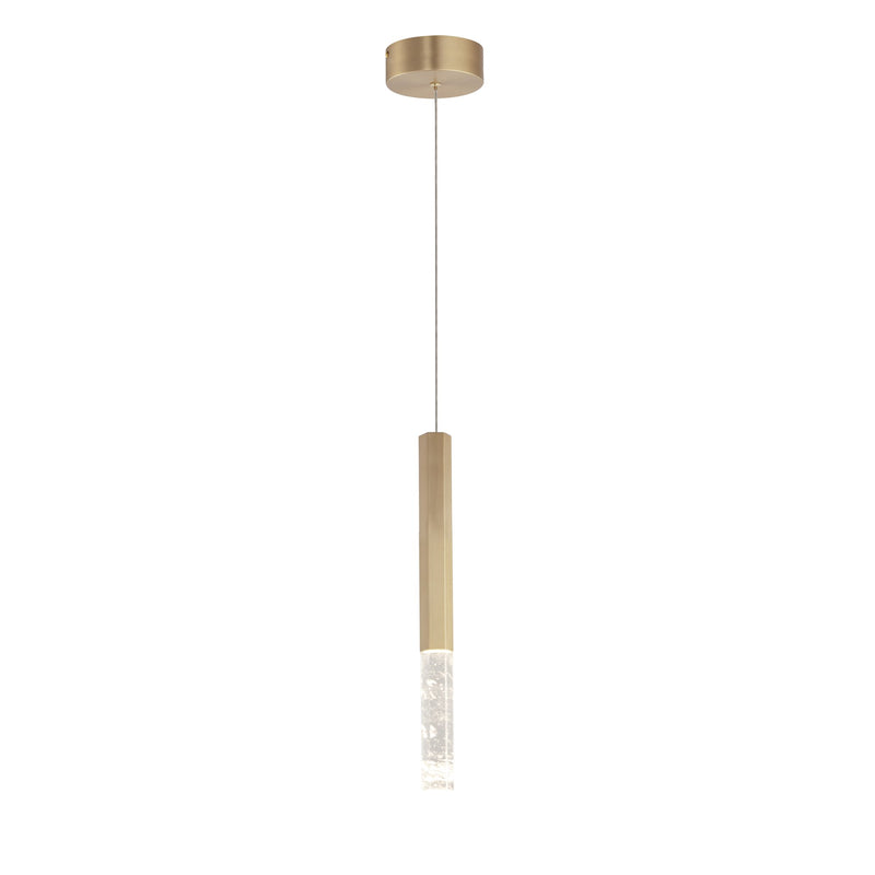 Diaphane 16" LED 1-Light Pendant in Gold