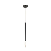 Diaphane 24" LED 1-Light Pendant in Black