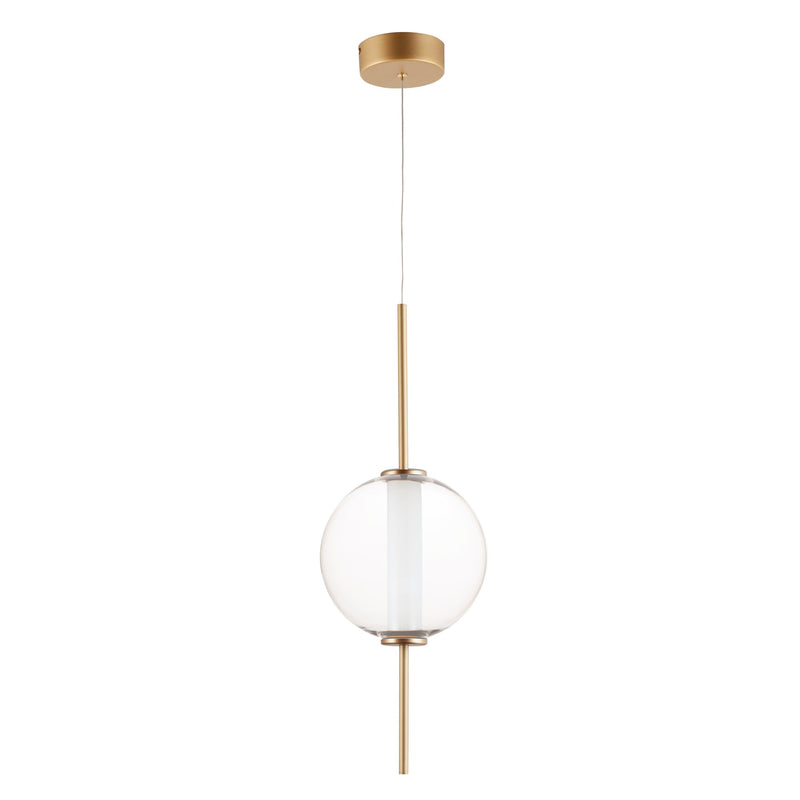 Axle LED Pendant in Gold