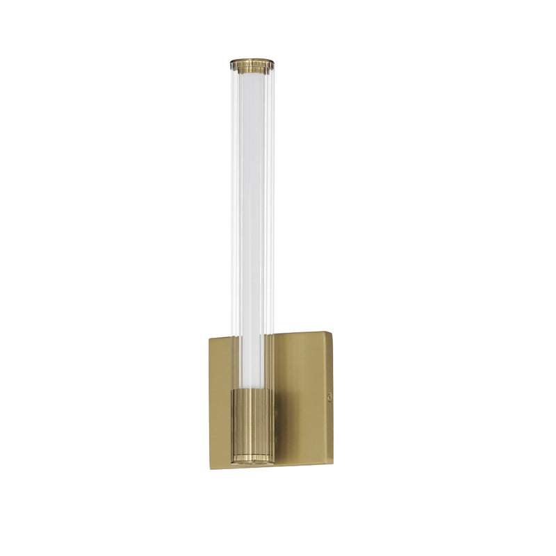 Cortex 14" LED Sconce in Natural Aged Brass