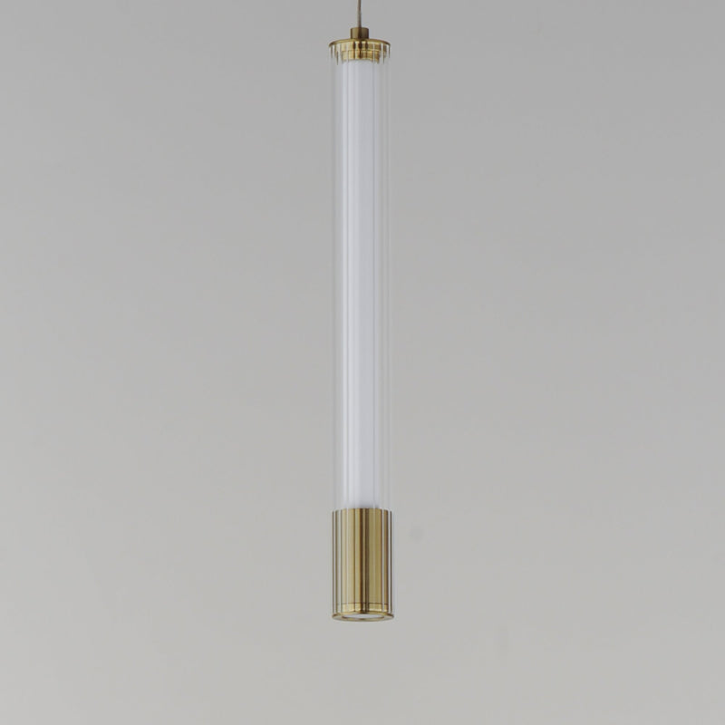 Cortex 14" LED Pendant in Natural Aged Brass