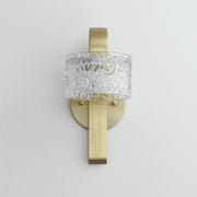 Elysian 1-Light LED Wall Sconce in Natural Aged Brass