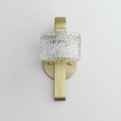 Elysian 1-Light LED Wall Sconce in Natural Aged Brass