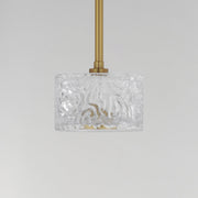 Elysian 1-Light LED Pendant in Natural Aged Brass