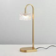 Elysian 1-Light LED Table Lamp in Natural Aged Brass