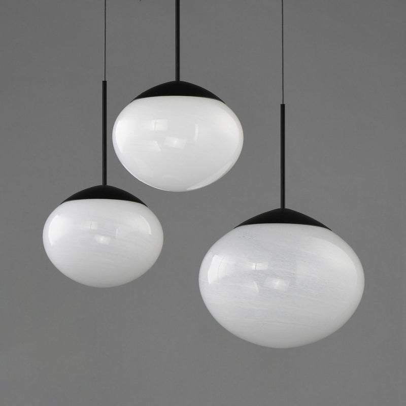 Nimbus LED 3-Light Pendant in Black