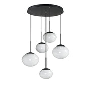 Nimbus LED 5-Light Pendant in Black