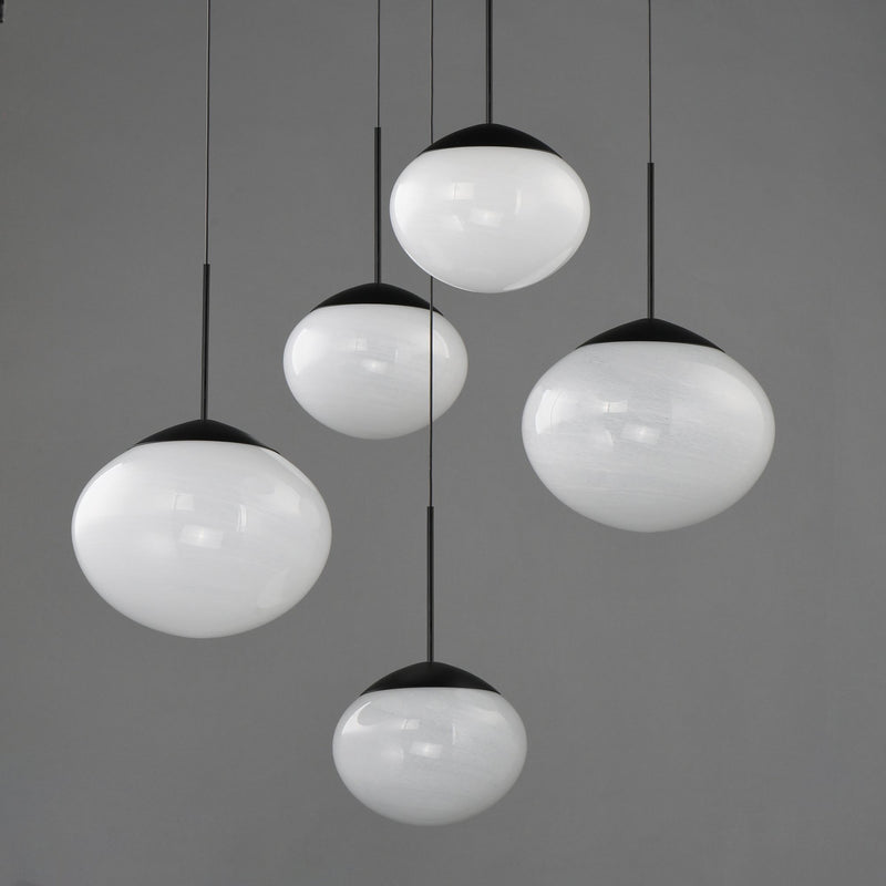 Nimbus LED 5-Light Pendant in Black
