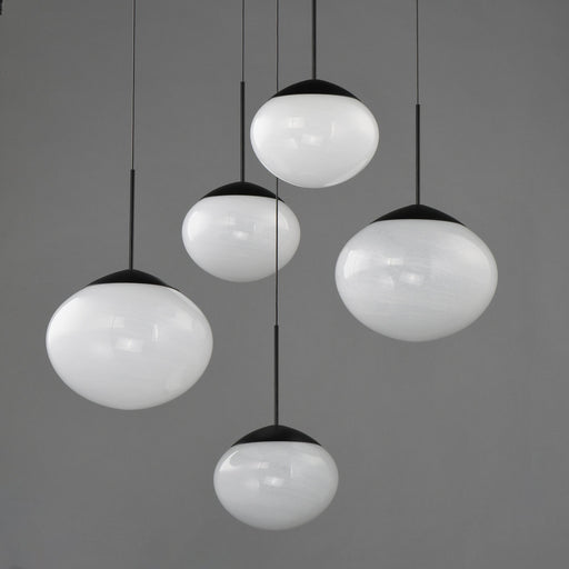 Nimbus LED 5-Light Pendant in Black