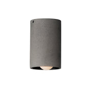 Pilar 1-Light LED Flush Mount in Greystone