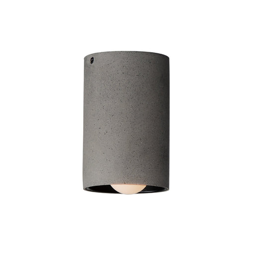 Pilar 1-Light LED Flush Mount in Greystone