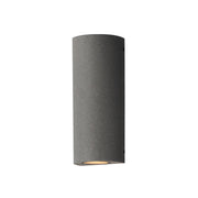 Pilar 2-Light LED Outdoor Wall Sconce - Cylinder in Greystone